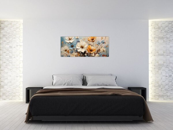 Slika - Buketi, slikanje (120x50 cm)