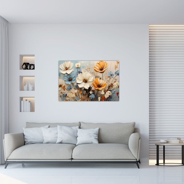 Slika - Buketi, slikanje (90x60 cm)
