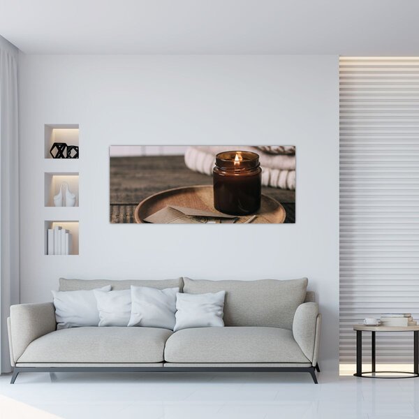 Slika - Gori svijeća (120x50 cm)