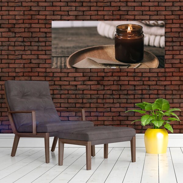 Slika - Gori svijeća (120x50 cm)