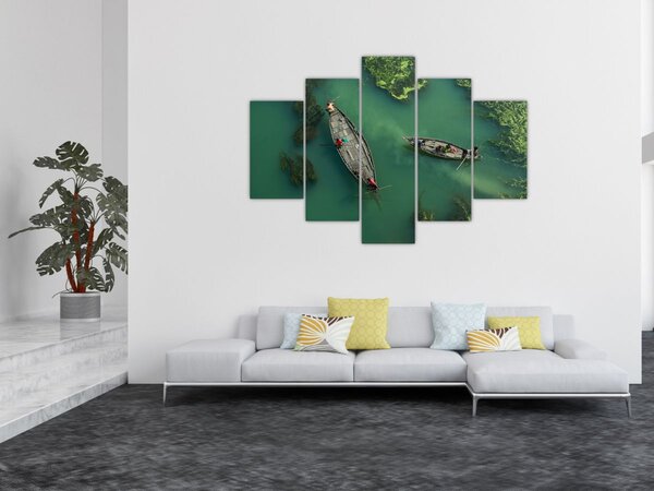 Slika - Ribari na rijeci (150x105 cm)