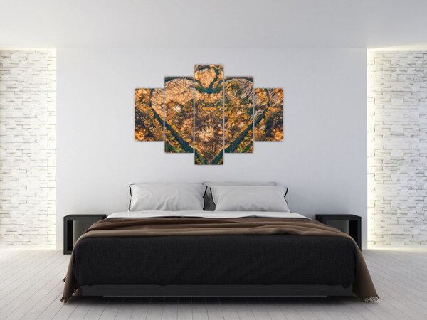 Slika - Rijeka u obliku srca (150x105 cm)