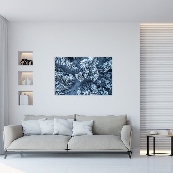 Slika - Snježna šuma (90x60 cm)