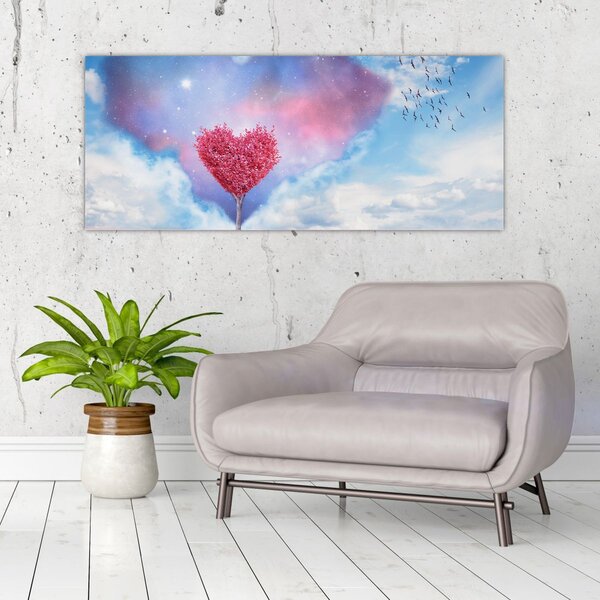 Slika - Stablo ružičastog srca (120x50 cm)