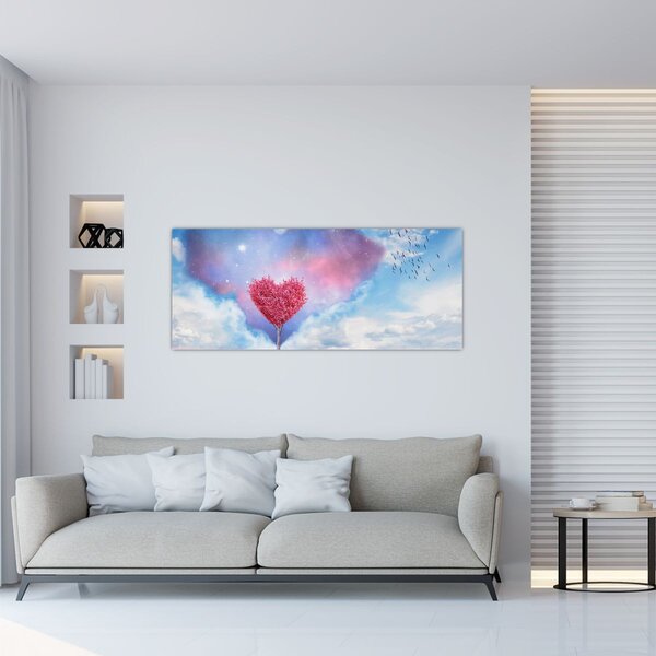 Slika - Stablo ružičastog srca (120x50 cm)