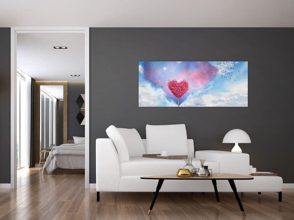 Slika - Stablo ružičastog srca (120x50 cm)