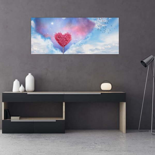 Slika - Stablo ružičastog srca (120x50 cm)