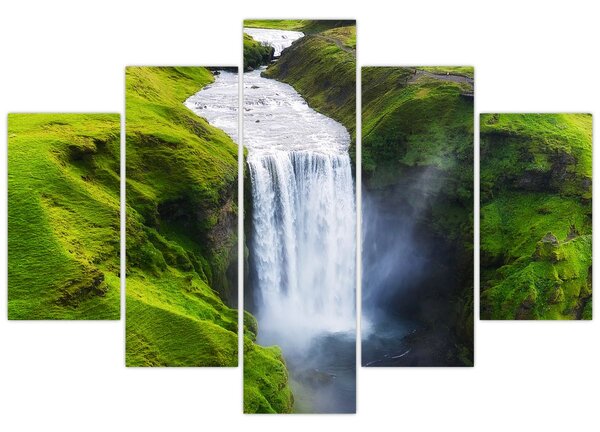 Slika - Vodopad Skogafoss (150x105 cm)