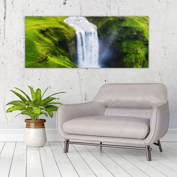Slika - Vodopad Skogafoss (120x50 cm)