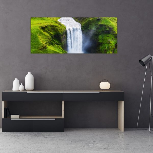 Slika - Vodopad Skogafoss (120x50 cm)