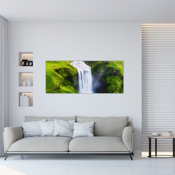 Slika - Vodopad Skogafoss (120x50 cm)