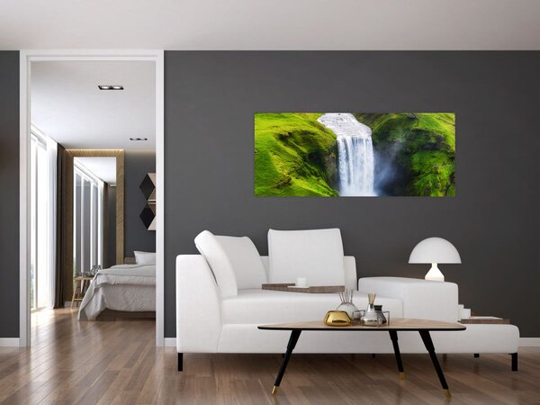 Slika - Vodopad Skogafoss (120x50 cm)