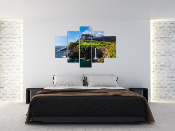 Slika - Vodopad Múlafossur (150x105 cm)