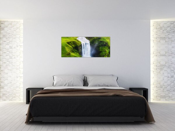 Slika - Vodopad Skogafoss (120x50 cm)