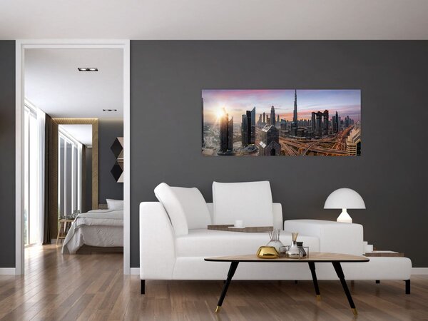 Slika - Panorama Dubaija (120x50 cm)