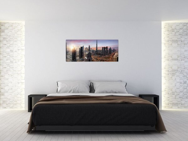 Slika - Panorama Dubaija (120x50 cm)