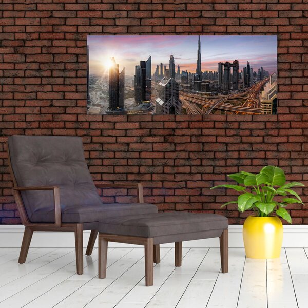 Slika - Panorama Dubaija (120x50 cm)