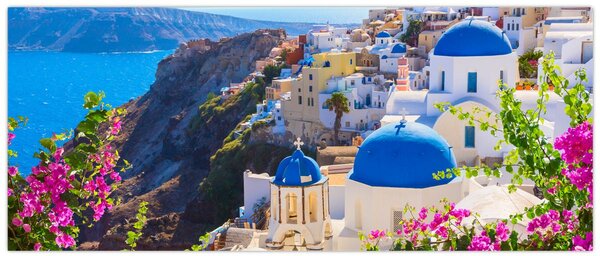 Slika - Santorini, Grčka (120x50 cm)