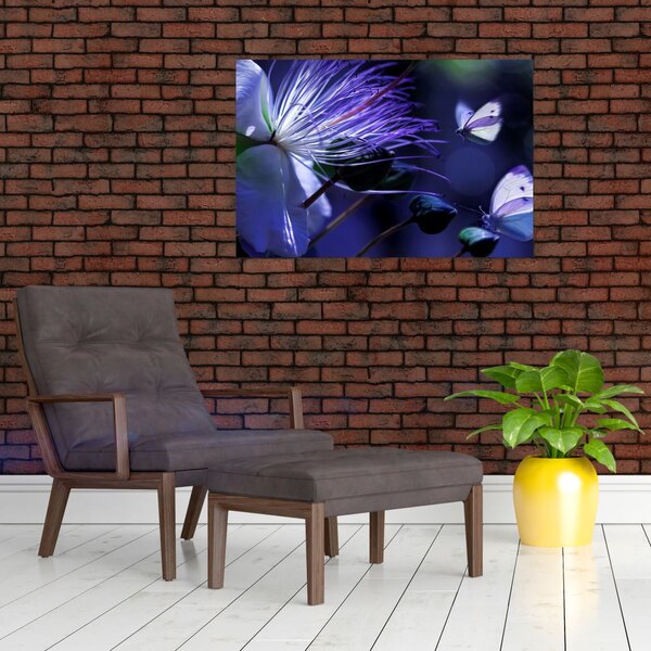 Slika - Tropski cvijet (90x60 cm)