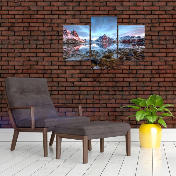 Slika - Izlazak sunca iznad Reine (90x60 cm)