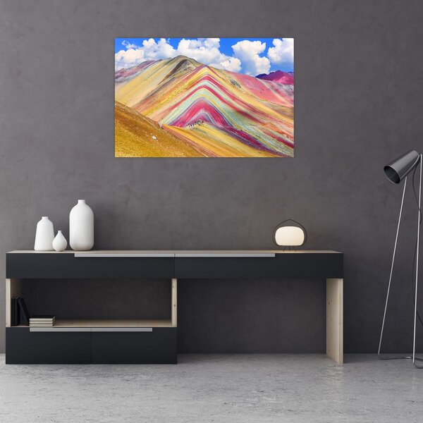Slika - Rainbow Mountain, Peru (90x60 cm)