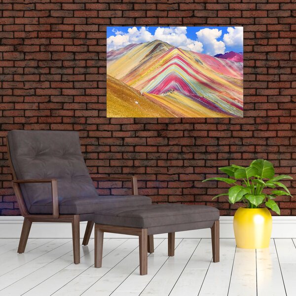 Slika - Rainbow Mountain, Peru (90x60 cm)