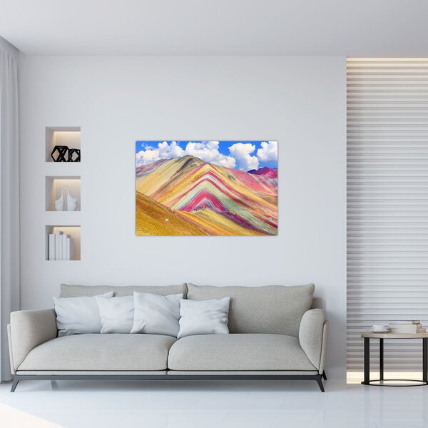 Slika - Rainbow Mountain, Peru (90x60 cm)