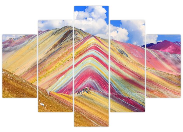 Slika - Rainbow Mountain, Peru (150x105 cm)