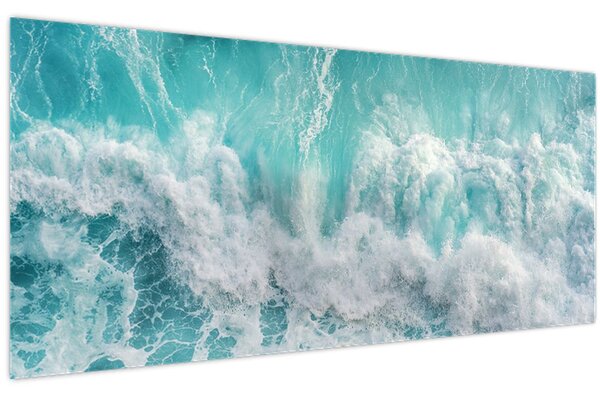 Slika - Pogled na oceanske valove (120x50 cm)