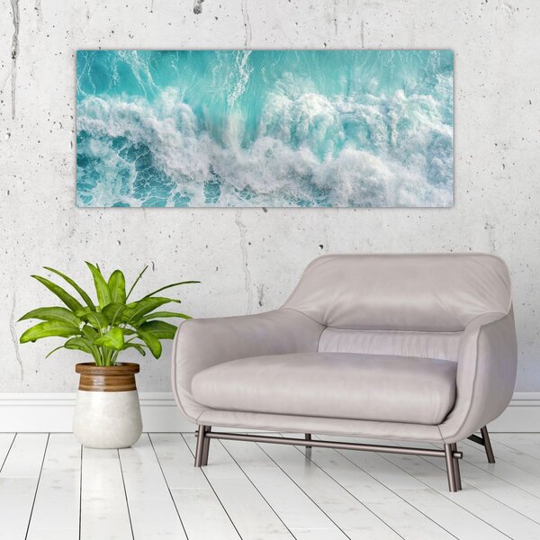 Slika - Pogled na oceanske valove (120x50 cm)