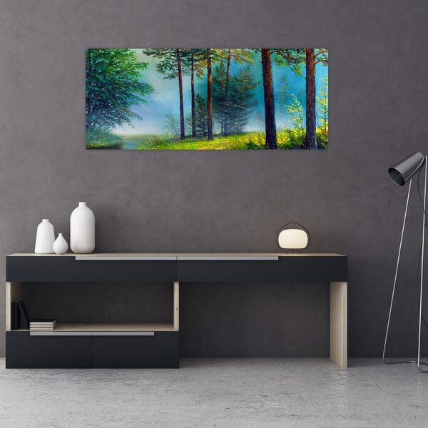 Slika - Ulje na platnu pejzaža (120x50 cm)