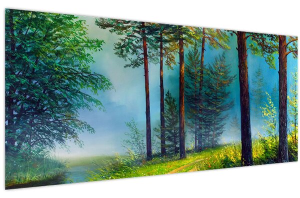 Slika - Ulje na platnu pejzaža (120x50 cm)