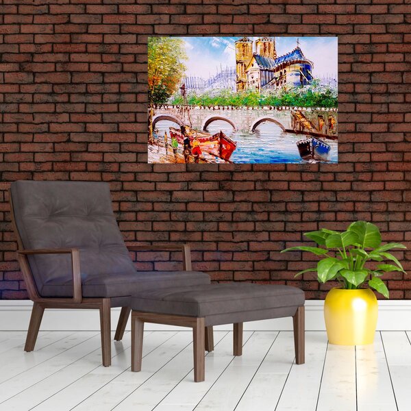 Slika - Uljana slika grada (90x60 cm)