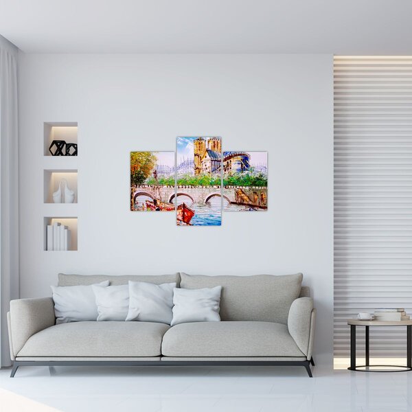 Slika - Uljana slika grada (90x60 cm)