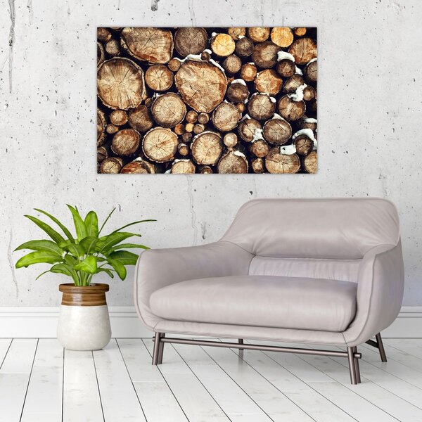 Slika - Drvo u snijegu (90x60 cm)