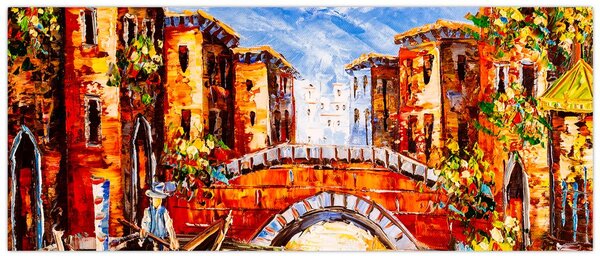 Slika - Ulje na platnu grada III. (120x50 cm)