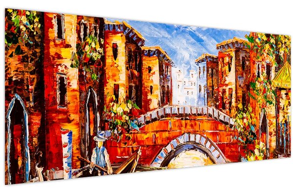 Slika - Ulje na platnu grada III. (120x50 cm)