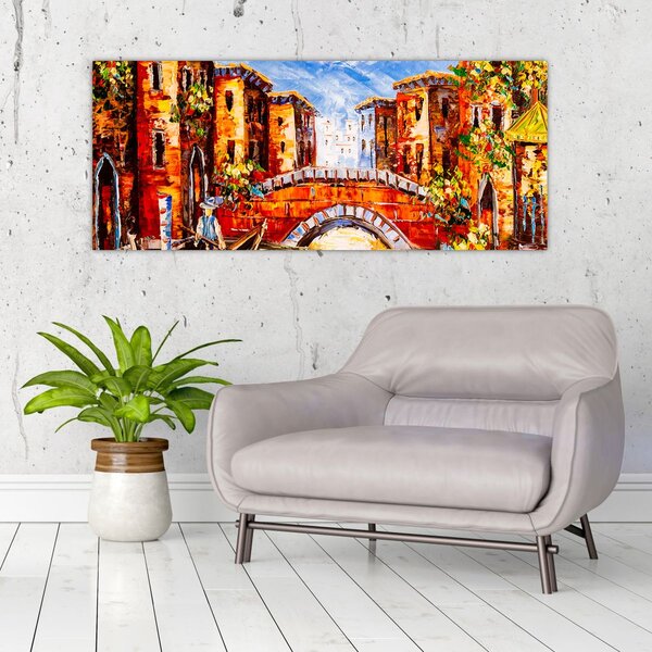 Slika - Ulje na platnu grada III. (120x50 cm)