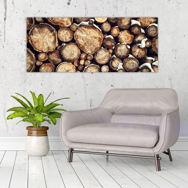 Slika - Drvo u snijegu (120x50 cm)