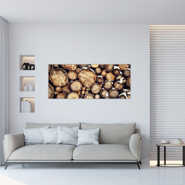 Slika - Drvo u snijegu (120x50 cm)