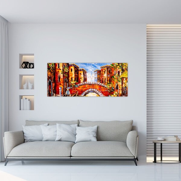 Slika - Ulje na platnu grada III. (120x50 cm)