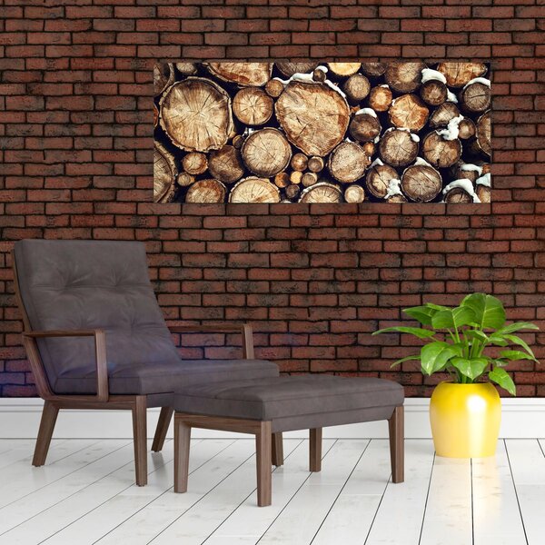 Slika - Drvo u snijegu (120x50 cm)