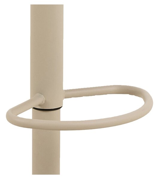Bež barska stolica podesive visine/s naslonima za ruke (visine sjedala 86 cm) Eleanor – Actona