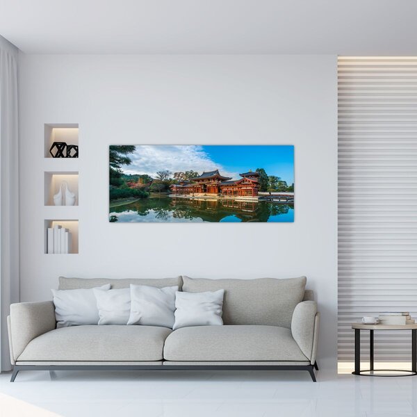 Slika - Hram Byodo-in, Japan (120x50 cm)