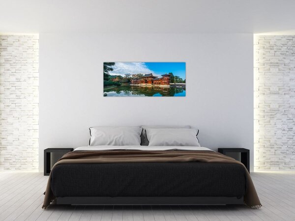 Slika - Hram Byodo-in, Japan (120x50 cm)