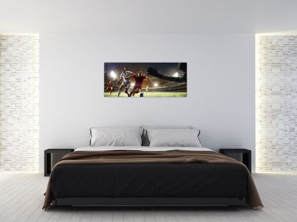 Slika - Nogometaši u akciji (120x50 cm)
