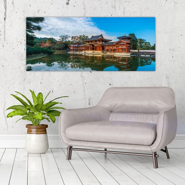 Slika - Hram Byodo-in, Japan (120x50 cm)