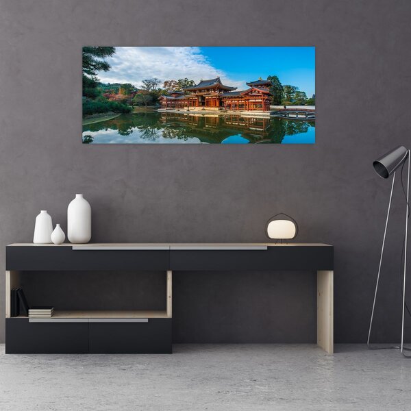 Slika - Hram Byodo-in, Japan (120x50 cm)