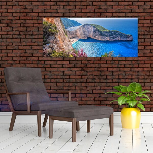 Slika - Plaža Navagio, Grčka (120x50 cm)