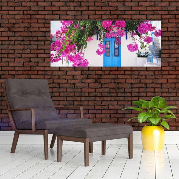 Slika - Tradicionalna grčka kuća (120x50 cm)